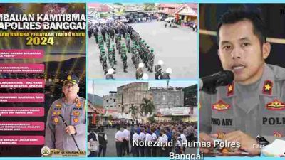Menjelang Malam Tahun Baru 2024, Ini Pesan Kamtibmas Polres Banggai Untuk Masyarakat