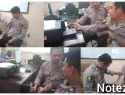 Subsatgas Dokkes Polres Banggai Cek Kesehatan Personil OMB