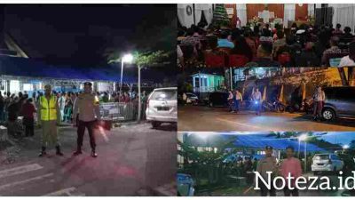 Polisi Amankan Ibadah Perayaan Pra Natal di GKLB Agape, Toili