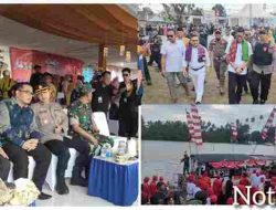 Kabag Ops Polres Banggai Dampingi Menparekraf RI di Acara Adat Mombowa Tumpe