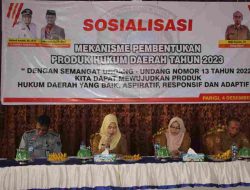 Sosialisasi Penyusunan Produk Hukum Daerah di Parigi Moutong untuk Tingkatkan Kualitas Regulasi Daerah