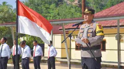 Kapolres Morowali Utara Ingatkan Netralitas dan Pimpin Serah Terima Jabatan PJU Polres Morowali Utara