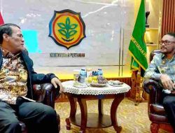 Audensi Bersama Mentan RI, Paparan Sekda Zulfinasran Yakinkan, Pemerintah Parigi Moutong Bisa Menjadi Kabupaten Penyangga IKN