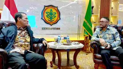 Audensi Bersama Mentan RI, Paparan Sekda Zulfinasran Yakinkan, Pemerintah Parigi Moutong Bisa Menjadi Kabupaten Penyangga IKN