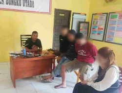 Respon Cepat Polsek Bungku Utara, tangkap 4 pelaku narkoba dan sita 5 paket Shabu