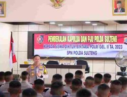 Kapolda Sulteng berikan pembekalan Siswa Diktuba Polri Jelang dilantik Menjadi Bintara Polri