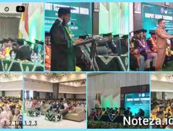 Rektor Universitas Muhammadiyah Luwuk( Unismuh ) Dr Sutrisno K Djawa.Mewisudah 768 Untuk semua Fakultas