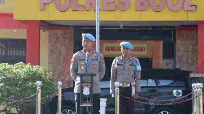 Kunjungi Polres Buol Kabid Propam Ingatkan Netralitas Polri