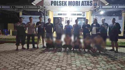 Hendak melarikan diri. Pelaku pembunuhan di Bahodopi diringkus oleh Personel Polsek Mori Atas
