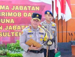 Kapolda Sulteng Pimpin Sertijab 3 Pejabat Utama dan 1 Kapolres, Ini Pesannya!