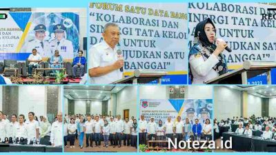 Wakil Bupati Banggai, Drs.H.Furqanuddin.MM, Menghadiri Kegiatan Forum Satu Data Kabupaten Banggai