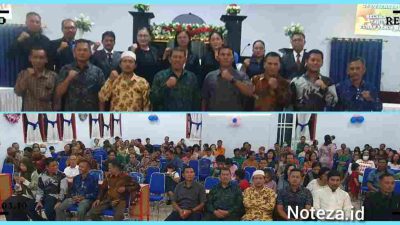 Menghadiri Perayaan Natal, Kapolsek Toili Lakukan Colling Sistem Pemilu