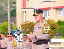 Pimpin Apel Gelar Pasukan Operasi Lilin Tinombala 2023, Kapolda Sulteng bacakan Amanat Kapolri