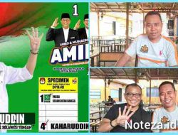 Kaharuddin Siap Bertarung di Pemilihan Anggota DPR-RI Dapil Sulawesi Tengah dari PKB