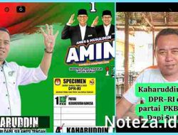 Kaharuddin seorang Anak Desa Di Bungku Morowali siap maju untuk Caleg DPR-RI dapil sulteng