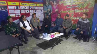 Peninjauan Lokasi Pos Pengamanan Natal 2023 dan Tahun Baru 2024