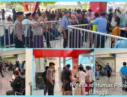 Satgas Preventif Operasi Lilin Awasi Arus Balik Nataru di Bandara Syukuran Aminuddin Amir Luwuk