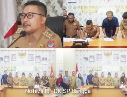 BUPATI BANGGAI Ir. H. AMIRUDIN, M.M., AIFO.Tanda tangani nota kesepakatan Mall  Pelayanan Publik Tahun 2024.