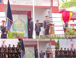 Kepala Imigrasi Kelas II Non-TPI Banggai Octaveri.S.kom.Pimpin Upacara Hari Bakti Imigrasi (HBI ) ke 74.