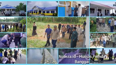 Wakil Bupati banggai dan Staf Khusus Bupati mengunjungi Proyek Pemerintah Kabupaten banggai Tahun anggaran 2023.