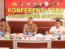 Polres Parigi Moutong Rillis Pengungkapan Narkoba
