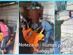 Polres Banggai Olah TKP Penemuan Mayat Pria Asal Bangkep di Luwuk