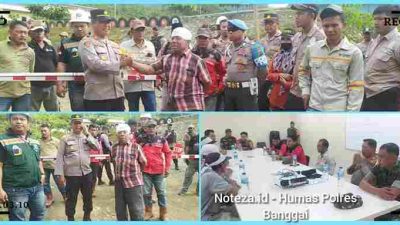 Kapolsek Dan Danramil Bunta Pimpin Proses Mediasi Petani Bersatu Dengan PT. KFM