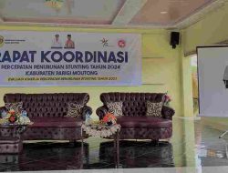 Rapat Koordinasi Percepatan Penurunan Stunting Tahun 2024 Kabupaten Parigi Moutong