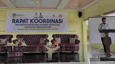 Rapat Koordinasi Percepatan Penurunan Stunting Tahun 2024 Kabupaten Parigi Moutong