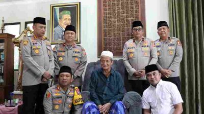 Ops NCS Polri Kunjungi Ponpes Bumi Shalawat Sidoarjo, Gus Ali Doakan Pemilu Aman dan Damai