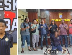 Resmob Polres Banggai amankan Pemuda mencuri alat receiver CCTV,Wifi