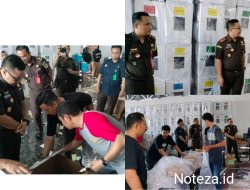 Satgas Pam Objek Penting,Turut dampingi Kunjungan Kejari Banggai Ke KPU Banggai,Cek Logistik Pemilu 2024.