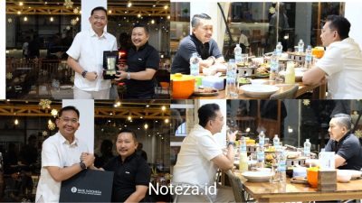 Bupati Banggai Ir.H.Amirudin,MM,Bersama Kepala  Bank Indonesia (BI) Sulteng Ronny Hartawan.