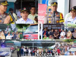 Kabagops Polres Banggai Hadir dan melepas Pendistribusian Logistik Pemilu.2024.