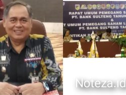 Sekertaris Daerah Hadiri RUPS PT BPD Sulawesi Tengah 