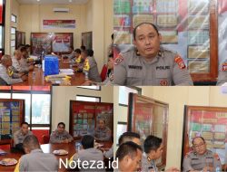 Tim Wasops Polda Sulteng  memeriksa Administrasi OMB di Polres Banggai