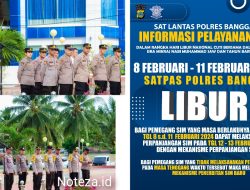 Pelayanan SIM Polres Banggai Selama Libur Isra Mi’raj dan Imlek