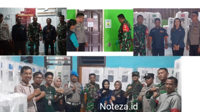 TNI-Polri lakukan Patroli ke kantor PPK di setiap Kecamatan