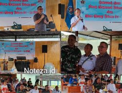 Kajari Banggai dan staf berikan kejutan di momen hari Pers dan HUT PWI ke 78