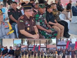 Kabagops Polres Banggai Hadiri Apel Siaga Pengawasan Pemilu 2024