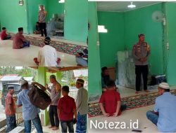 Pesan Jumat Curhat Kapolsek Nuhon ke Pengurus Masjid Nur Hidayah