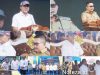 Warga Sambut Menteri Perdagangan RI di Pasar simpong dan platform Zoom Virtual.resmikan Pasar bunta