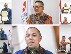 Bupati banggai, Ir H.Amirudin bersama Deputi BRIN Republik Indonesia Dr Yopi menandatandatangani nota kesepakatan