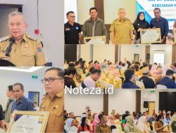 Wakil bupati banggai,membuka rakor terpadu kebijakan merdeka belajar