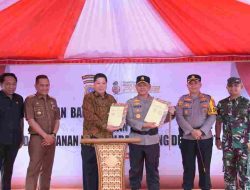 Kunjungan Kerja di Polres Morowali, Kapolda Sulteng resmikan Ruang Pelayanan hingga serahkan Bansos