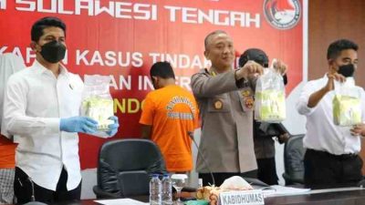 Selama Sebulan, Polda Sulteng Ungkap 68 Kasus Narkoba dan Sita 7,6 Kg Sabu