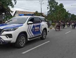 Polda Sulteng Gelar Patroli Skala Besar Pastikan Situasi tetap Aman Jelang Pemilu 2024