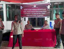 Pastikan Hasil Suara Pemilu Aman di PPK Satgas Preventif OMB Tinombala Lakukan Hal ini