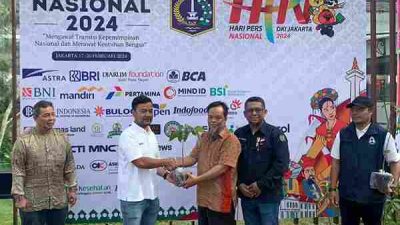 Untuk Penghijauan, PWI Sulteng Serahkan Pohon ke Pengelola Ancol