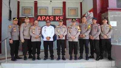 Tahap Pungut Suara; Kapolresta Palu Terima Kunjungan dari Pamatwil dan Asistensi Mabes Polri
